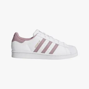 adidas Womens Super Star Sneaker White Pink Stripe