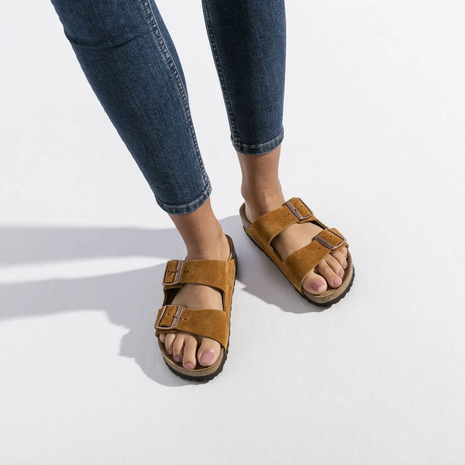 Arizona | Soft Footbed | Suede | Mink