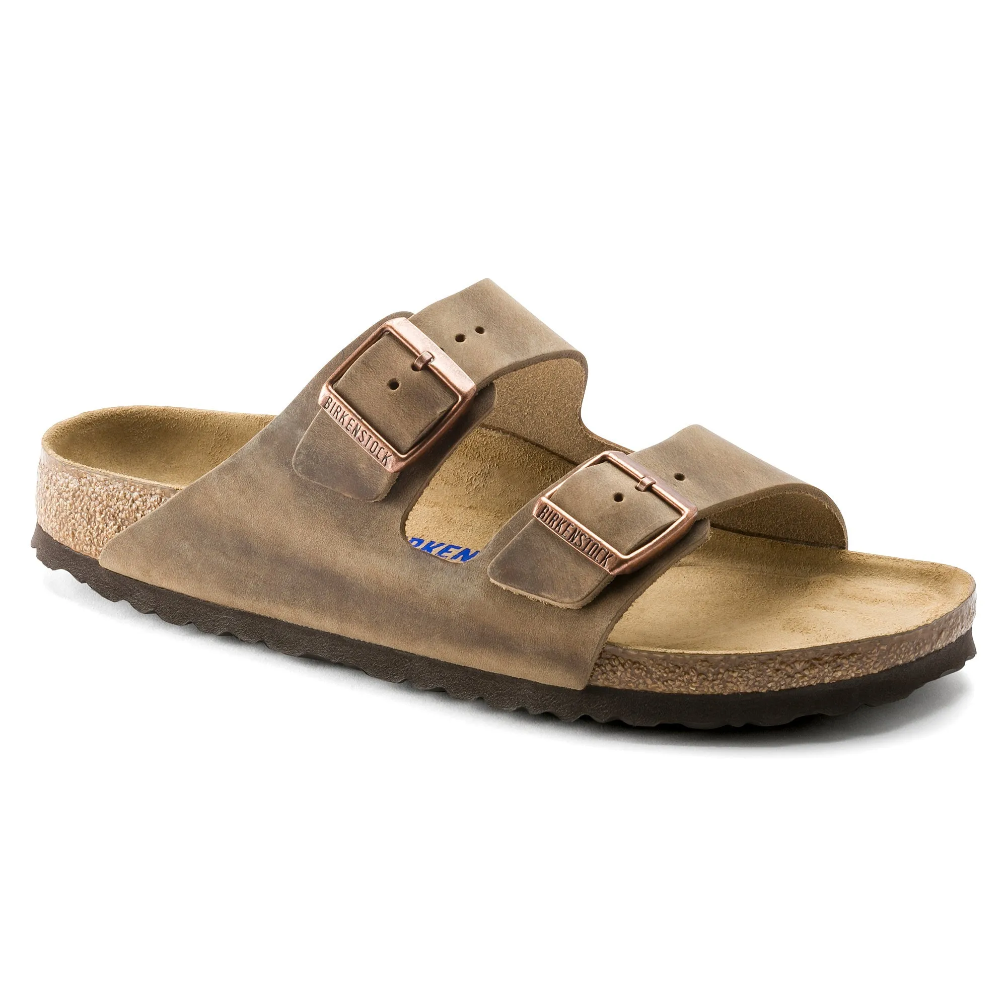 Birkenstock Arizona Soft Footbed Oiled Leather Color: Tobacco Brown (MEDIUM/NARROW WIDTH)