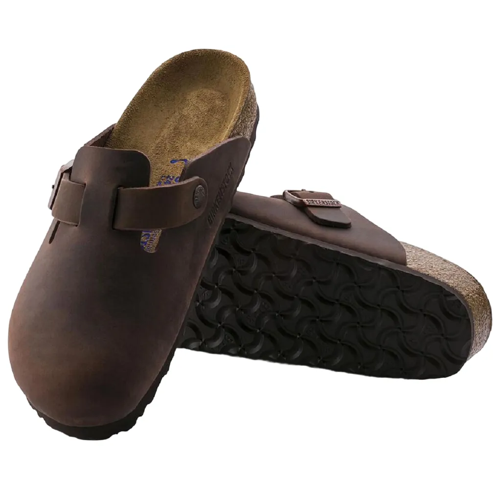 Birkenstock Boston Soft Footbed Slip-On Clog - Oiled Leather