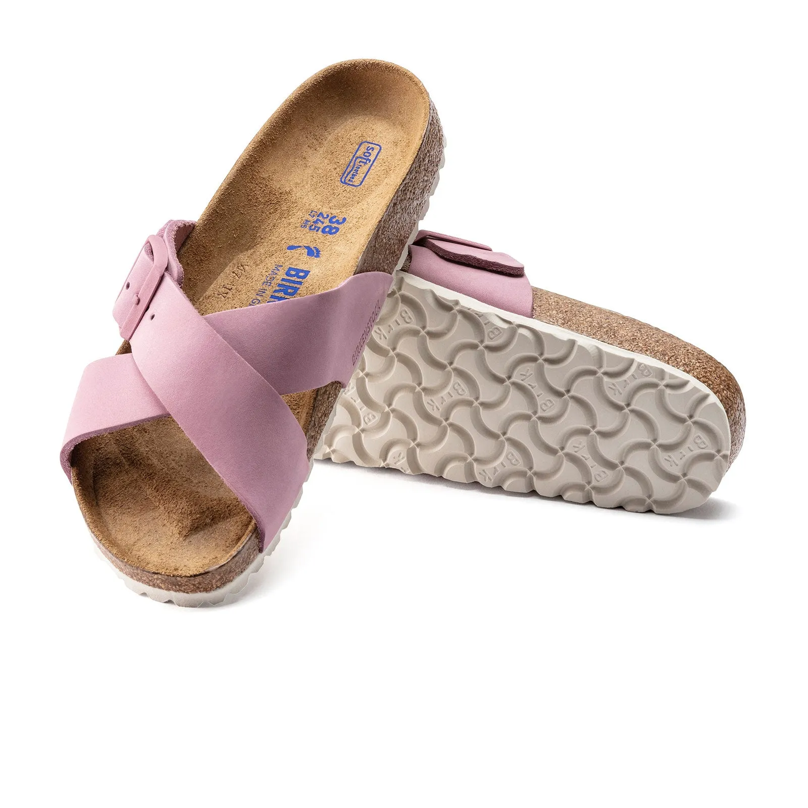 Birkenstock Siena Soft Footbed Slide Sandal (Women) - Orchid Nubuck