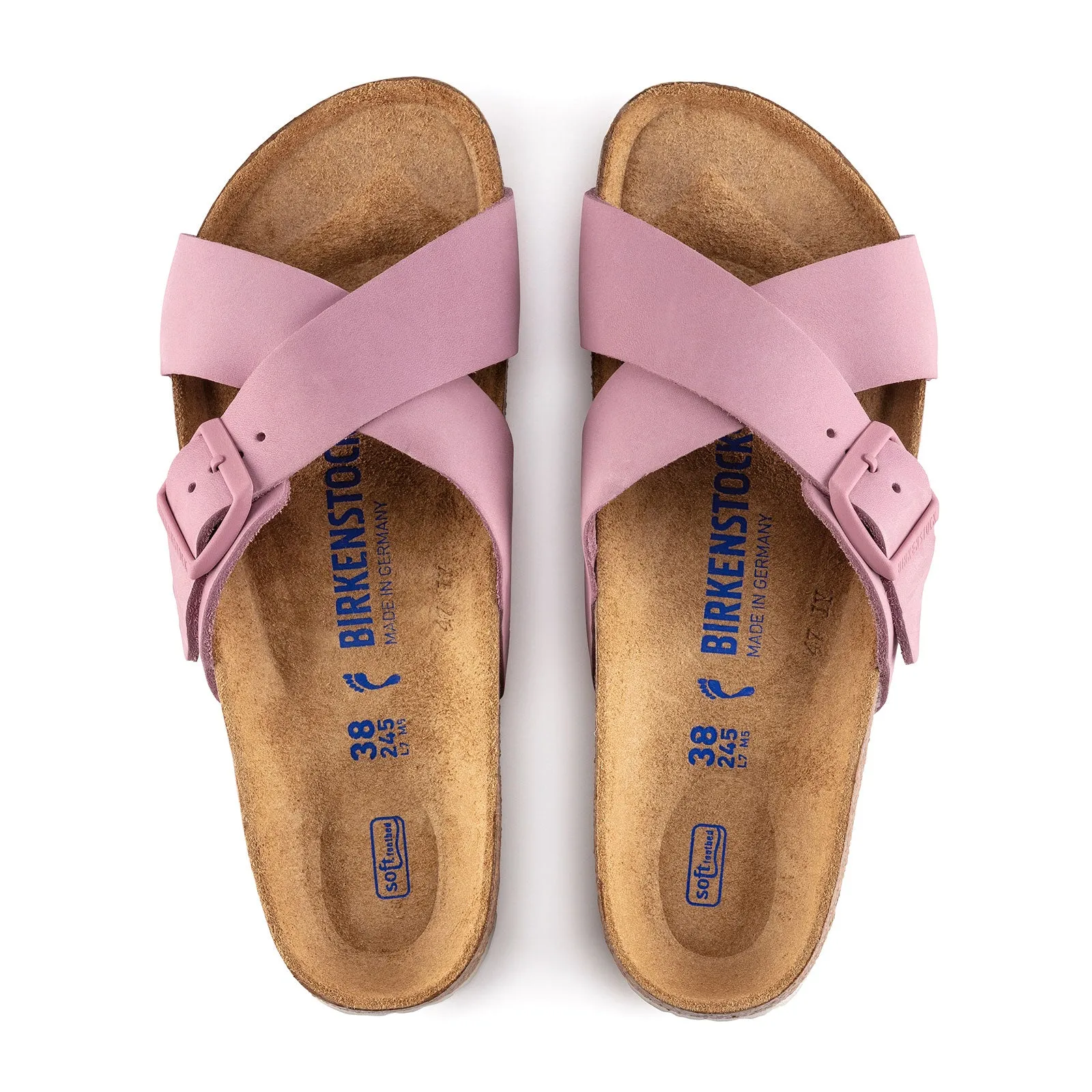 Birkenstock Siena Soft Footbed Slide Sandal (Women) - Orchid Nubuck