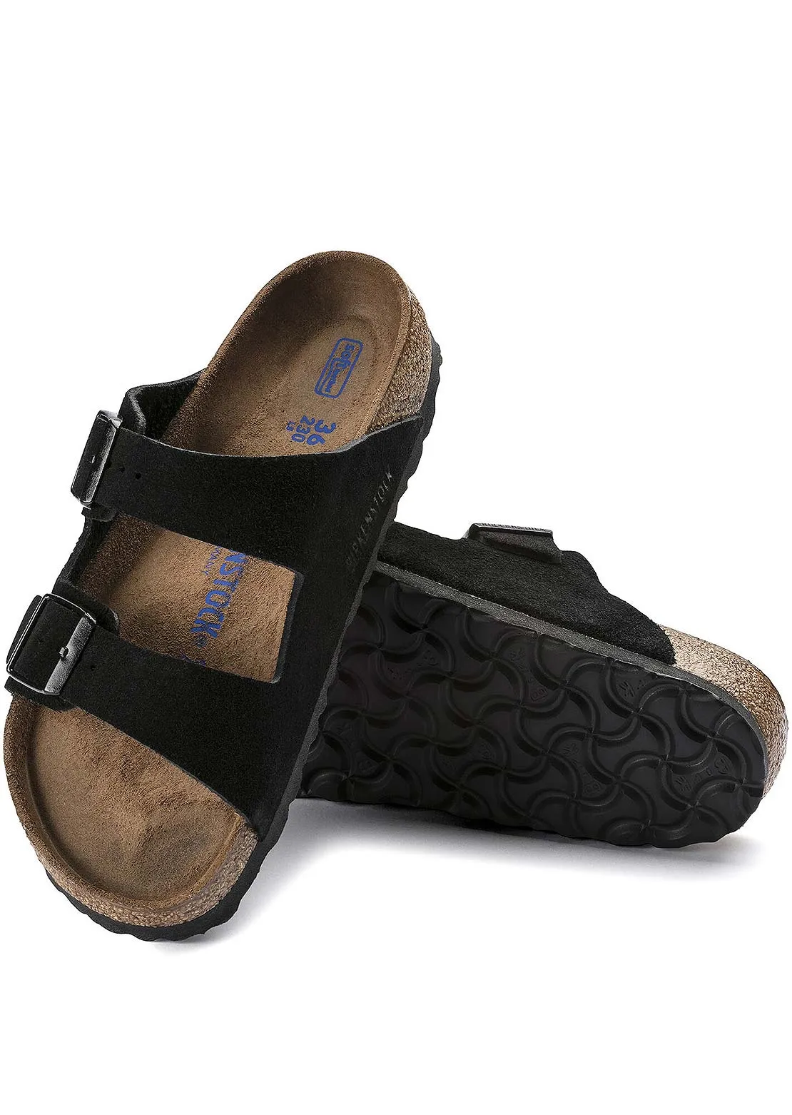 Birkenstock Unisex Arizona Soft Footbed Suede Regular Sandals