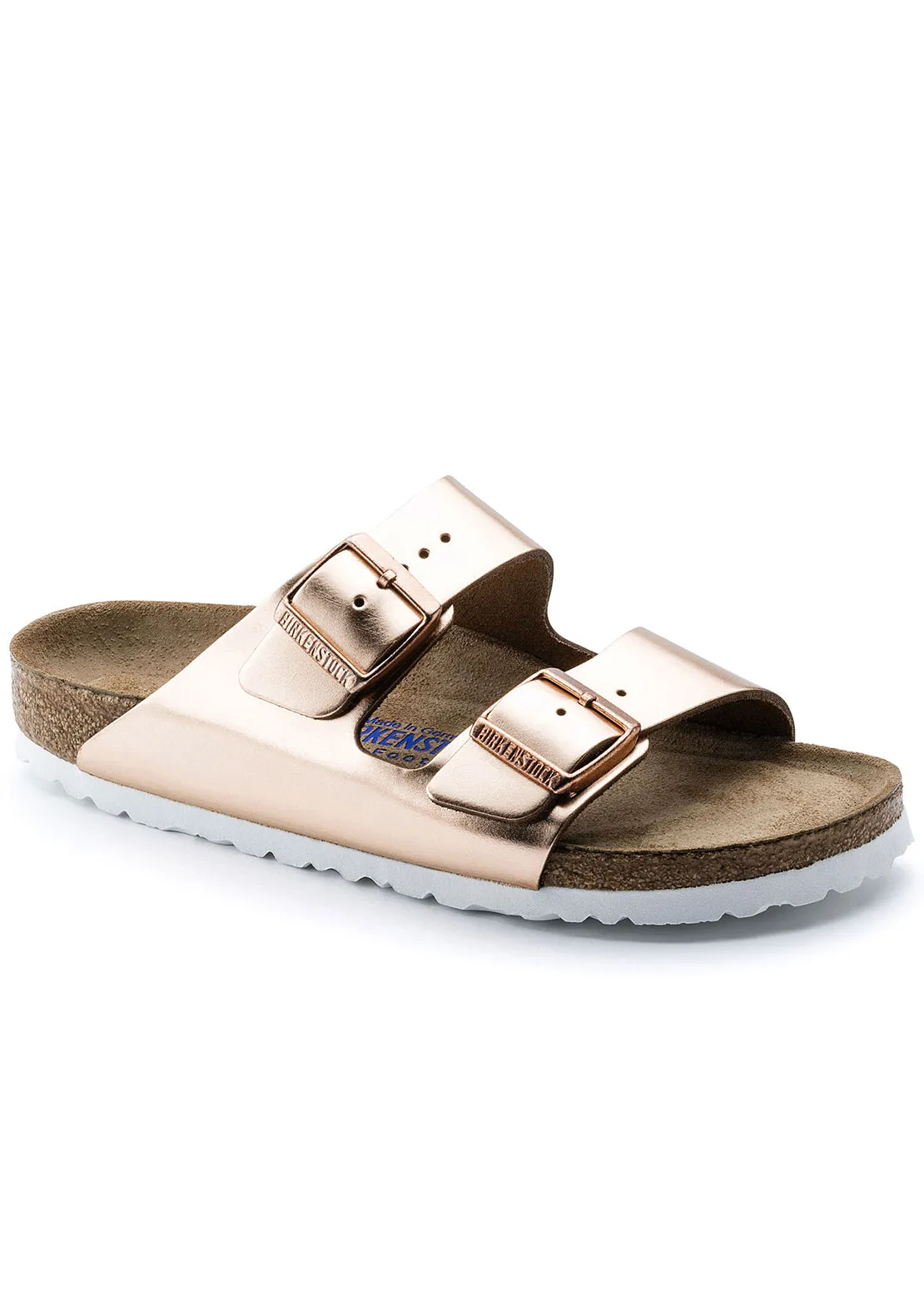 Birkenstock Women's Arizona Soft Footbed Leather Narrow Sandals