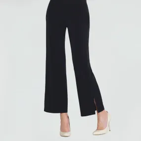 Black Side Slit Ankle Pant