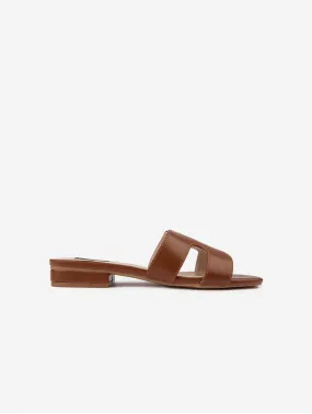 Bok Women's Vegan Leather Classic Slider Sandals | Tan