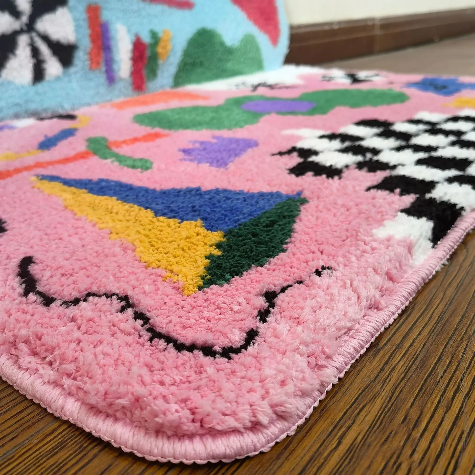 Bright and Happy Room Door Mat