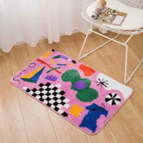 Bright and Happy Room Door Mat