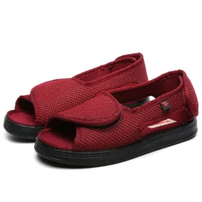 Chelsea Diabetic Wide Feet Sandals - Red