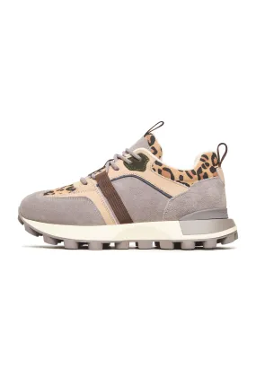 Chunky Platform Sneakers - Beige