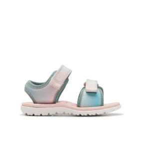 Clarks Surfing Tide T Girls Pastel Water Friendly Sandal