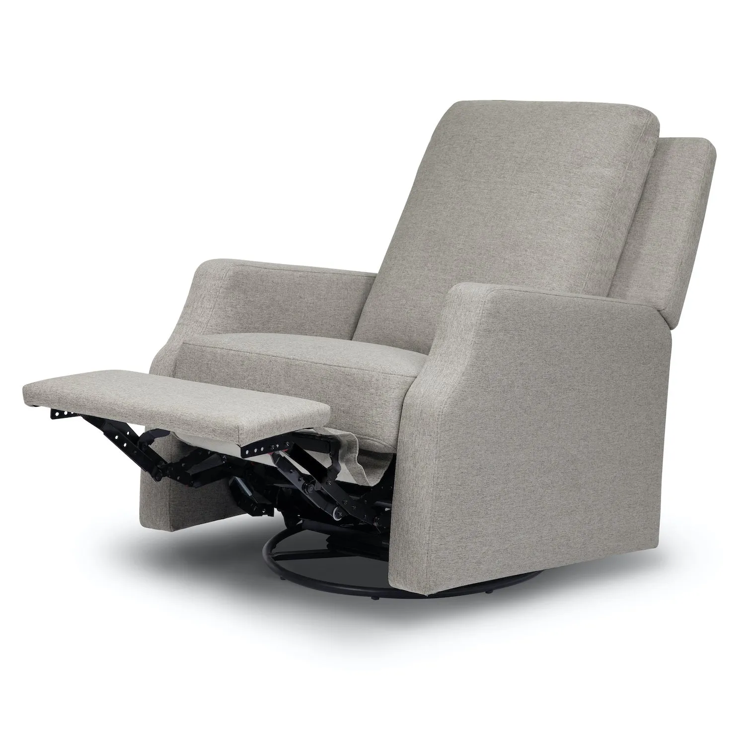 Crewe Recliner   Swivel Glider in Eco-Performance Fabric - Grey