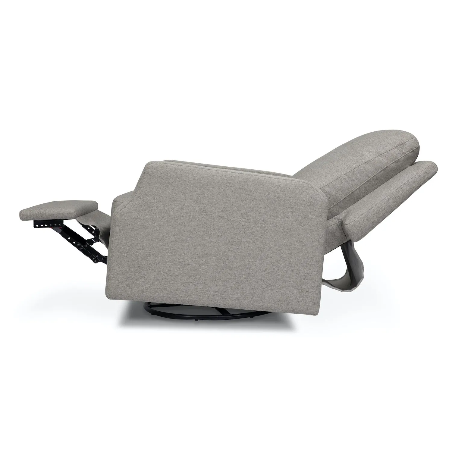 Crewe Recliner   Swivel Glider in Eco-Performance Fabric - Grey