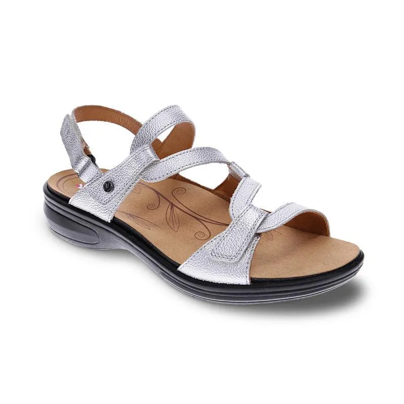 Emerald 3 Strap Leather Sandals