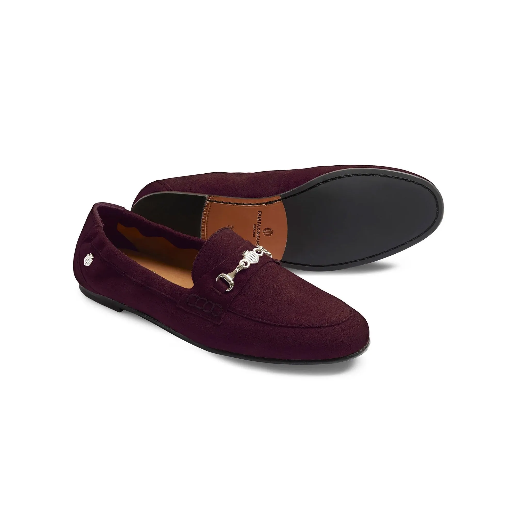 Fairfax & Favor Ladies Newmarket Loafer - Plum