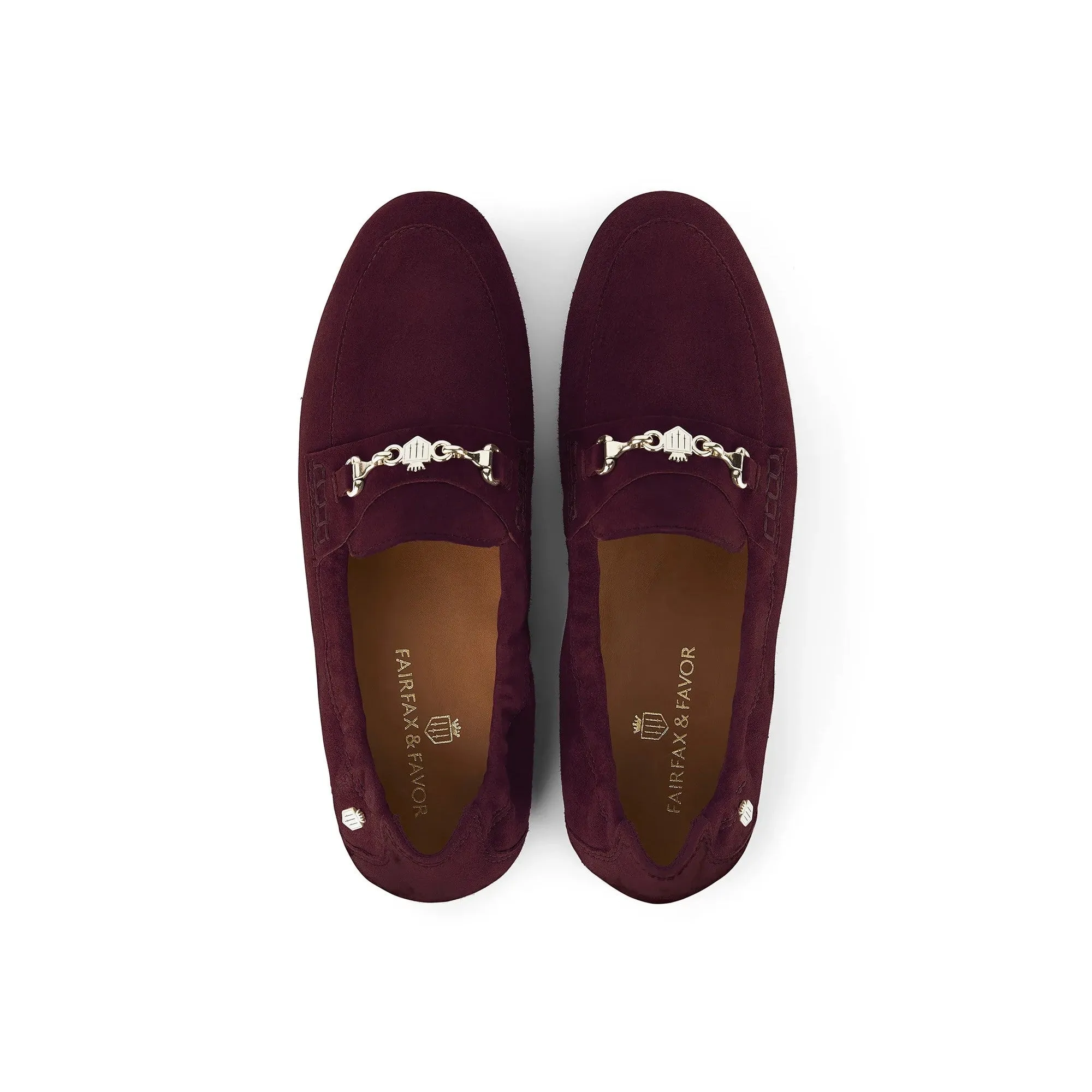 Fairfax & Favor Ladies Newmarket Loafer - Plum