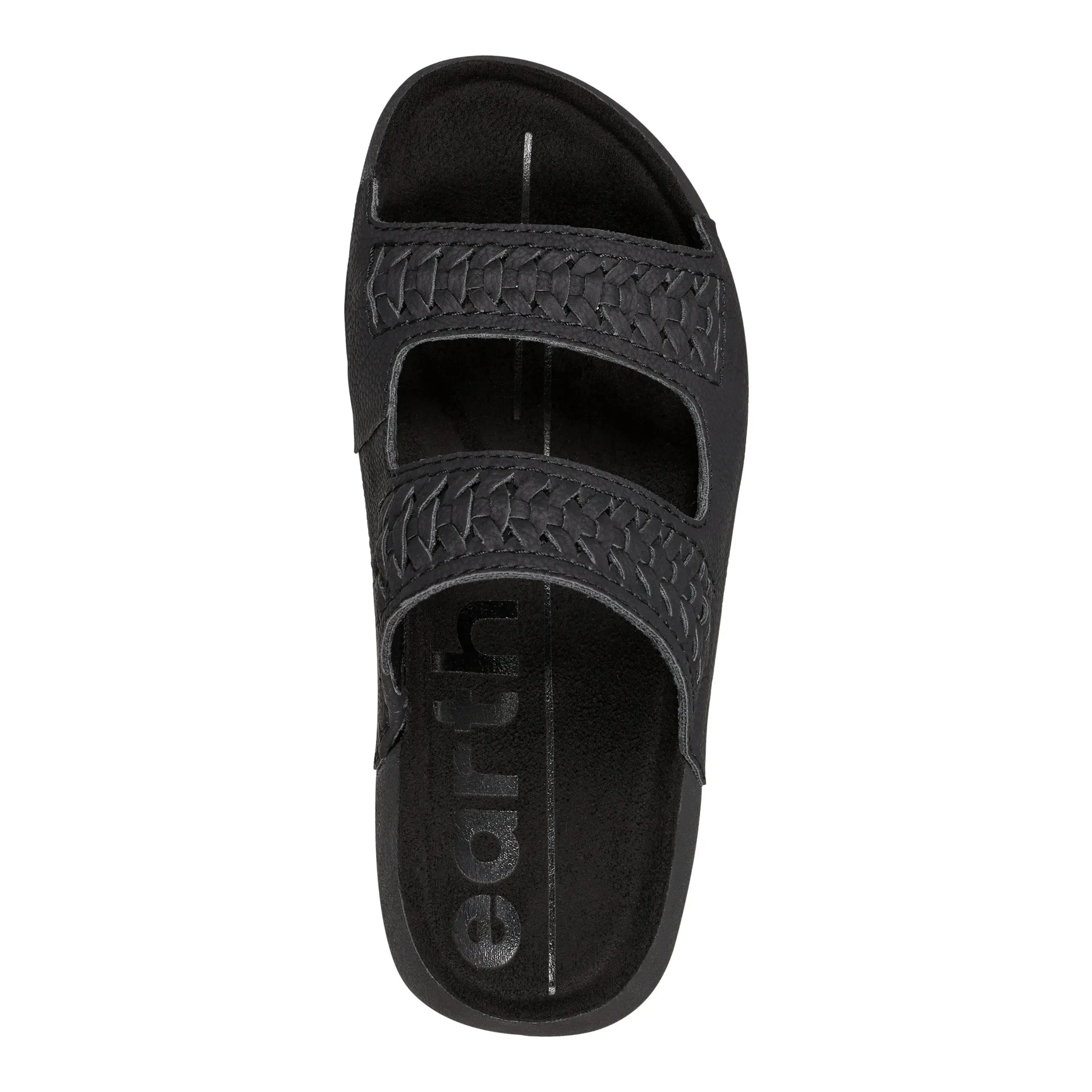 Genie Round Toe Woven Casual Slip-on Sandals