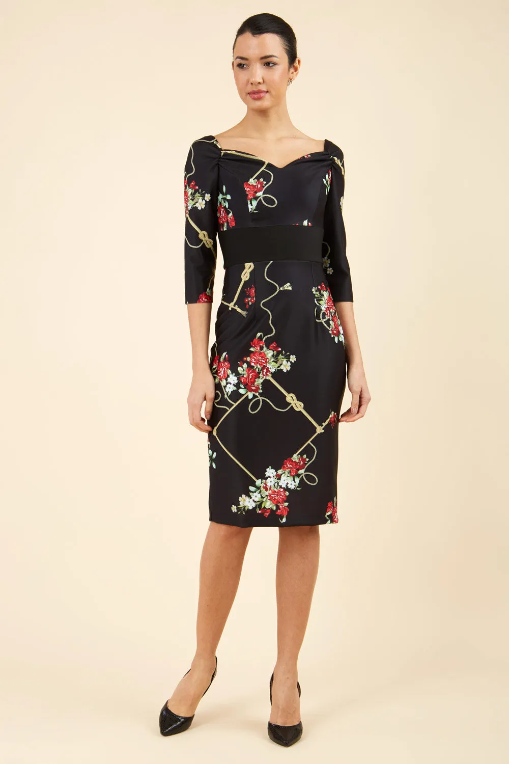 Glastonbury Off Shoulder Printed Dress