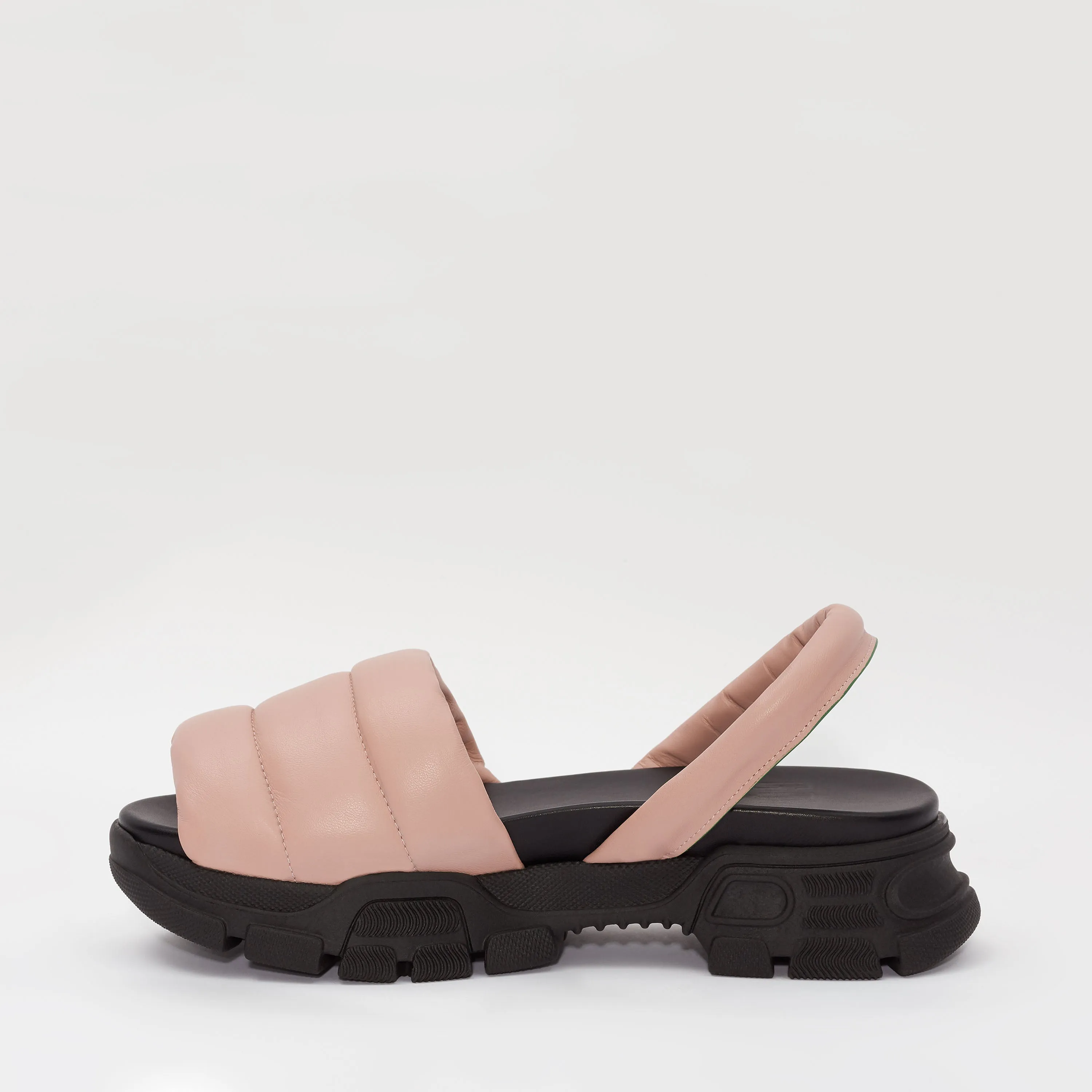 GOYA Gum Pink Quilted Sporty Sandal