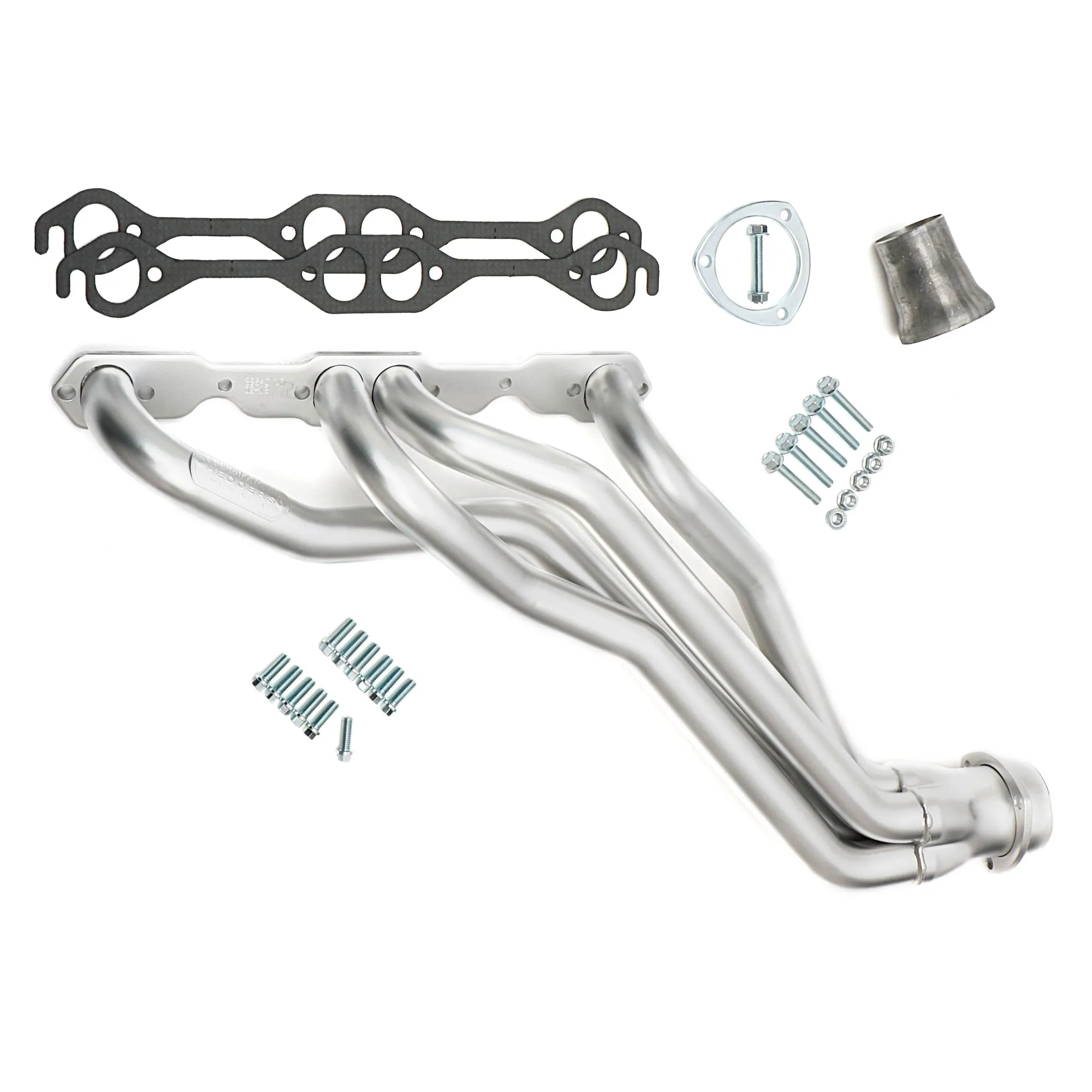 Hedman Hedders Elite Ultra-Duty Headers - 1.625 in Primary - 3 in Collector - Metallic Ceramic - Small Block Chevy - GM Fullsize Truck 1988-95 - Pair