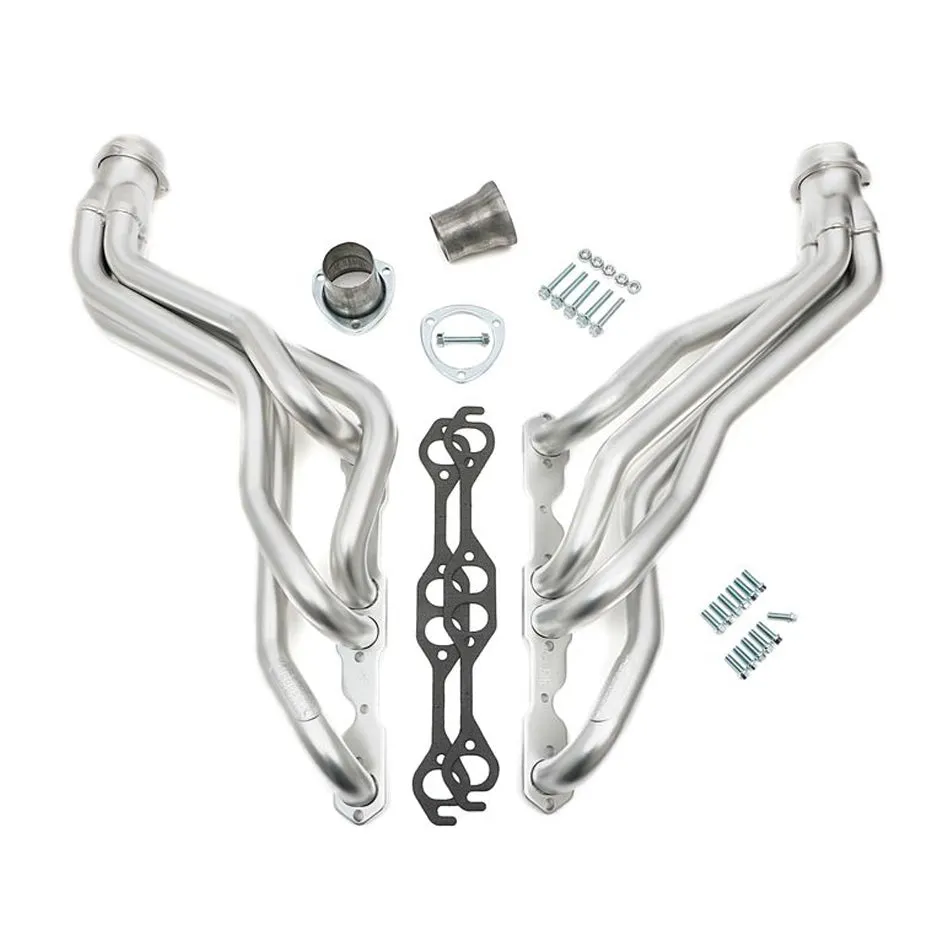 Hedman Hedders Elite Ultra-Duty Headers - 1.625 in Primary - 3 in Collector - Metallic Ceramic - Small Block Chevy - GM Fullsize Truck 1988-95 - Pair