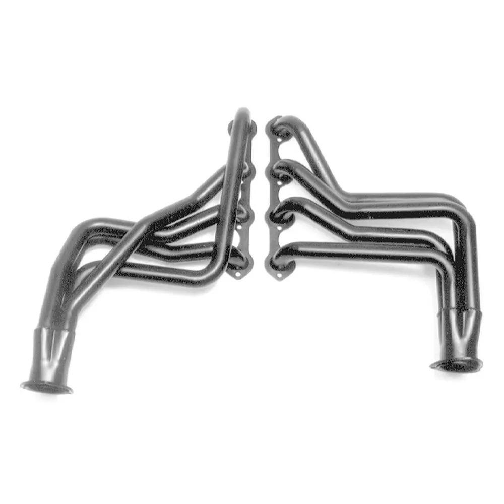 Hedman Hedders Street Headers - 1.5 in Primary - 3 in Collector - Black Paint - Small Block Ford - Ford Fullsize SUV / Truck 1980-96 - Pair