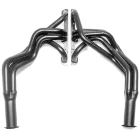 Hedman Hedders Street Headers - 1.75 in Primary - 3 in Collector - Black Paint - Small Block Chevy - Chevy Fullsize Car 1955-57 - Pair