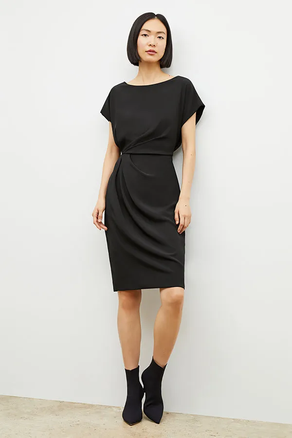 Jillian Dress - Eco Heavy Soft Wave :: Black