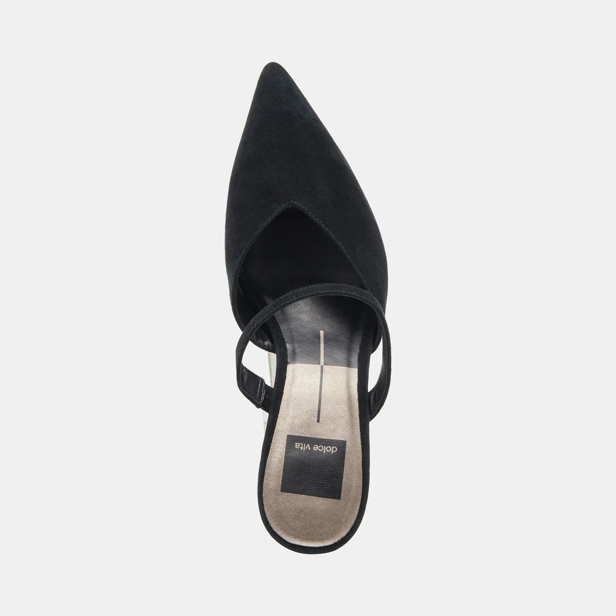 KANIKA WIDE HEELS ONYX SUEDE