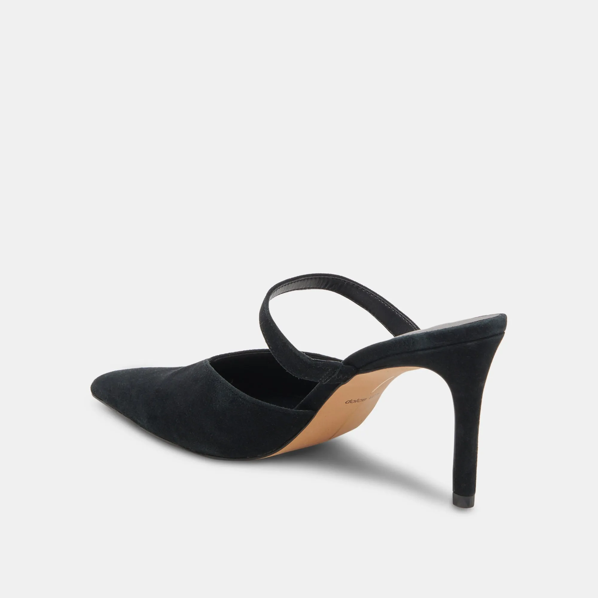 KANIKA WIDE HEELS ONYX SUEDE