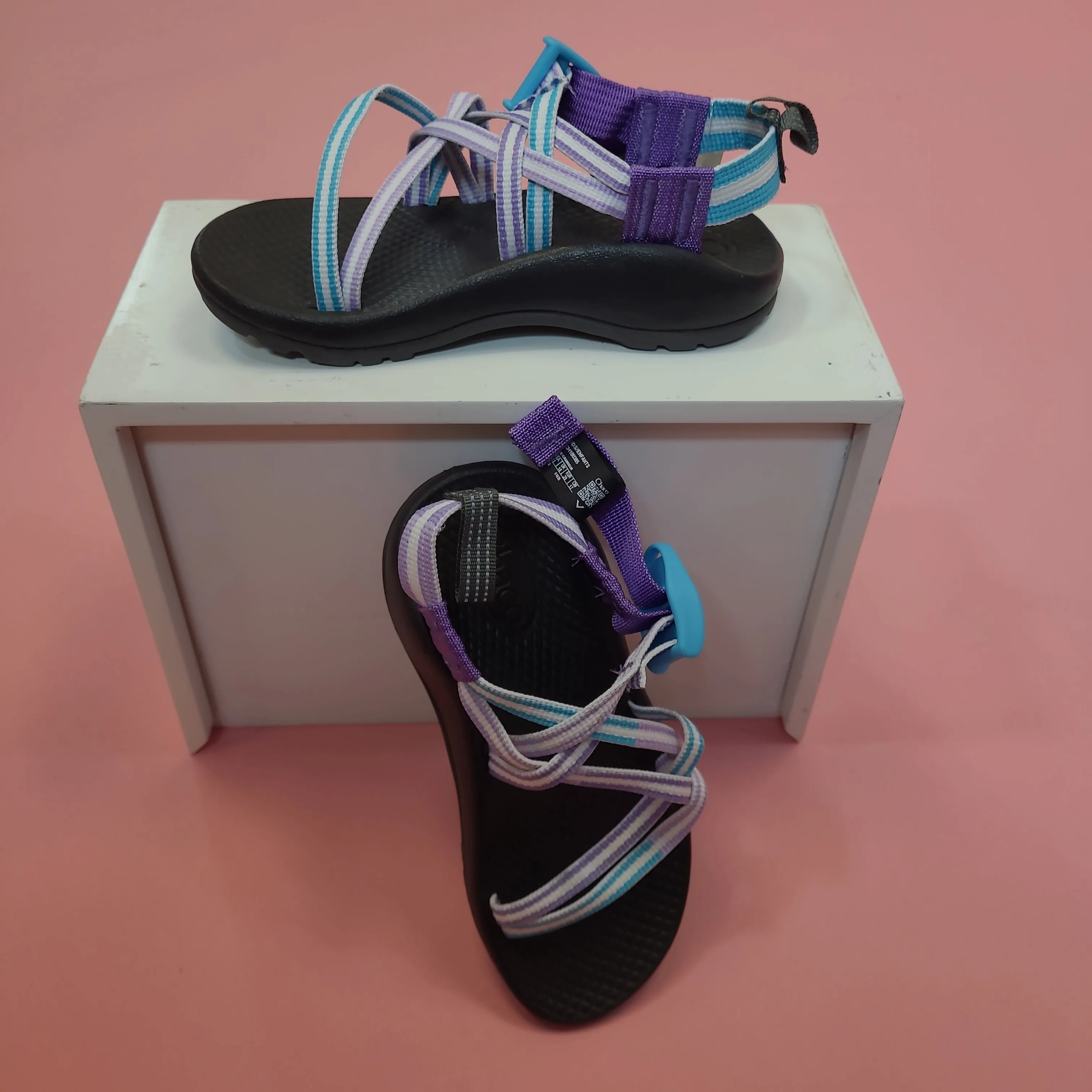 Kids Purple Rose Chaco Sandal