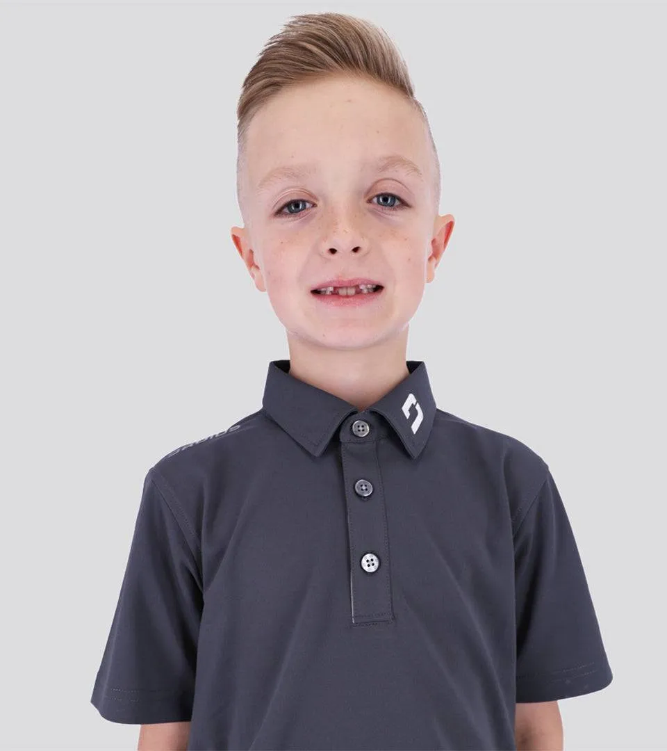 KIDS TOUR POLO SOFT CHARCOAL