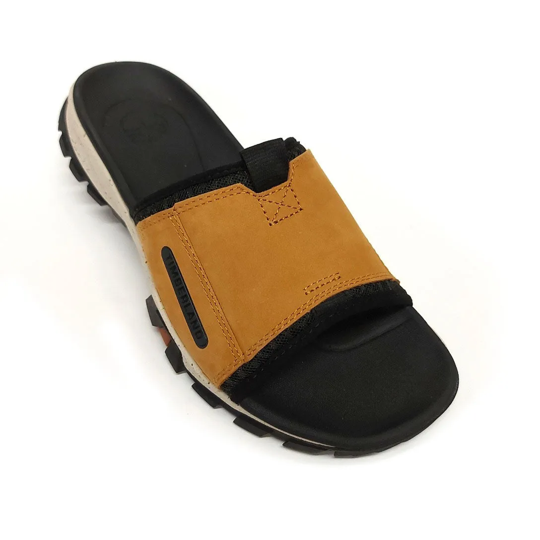 Men's Garrison Trail Mixed-Media Slide Sandals