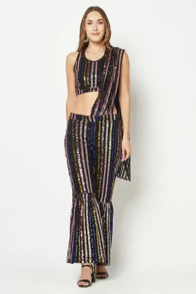 Multi-Color Embellished Jumpsuit