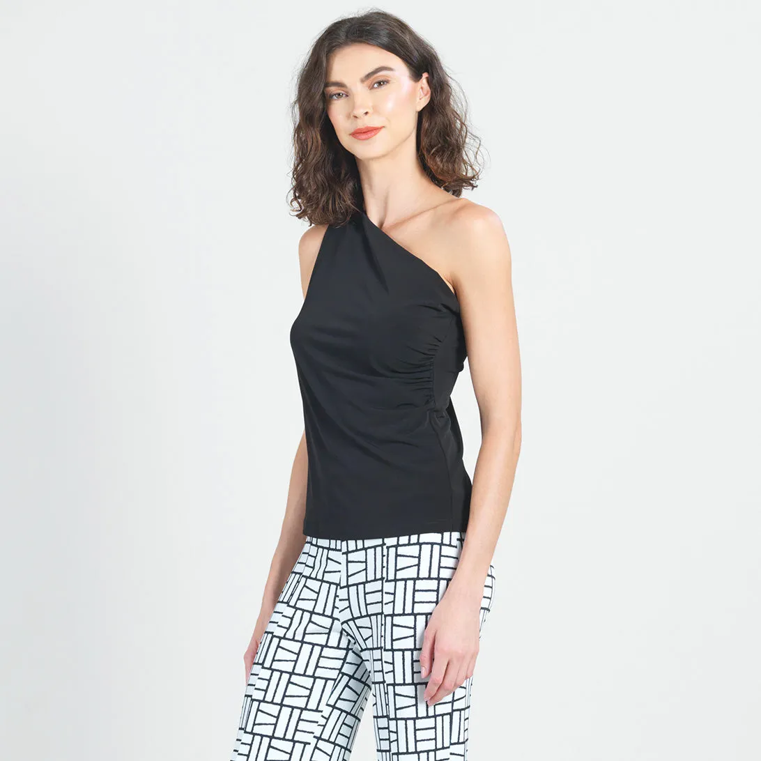 One Shoulder Top - Black - Final Sale!