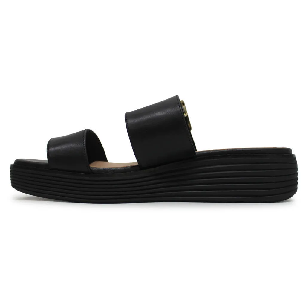 OriginalGrand Platform Slides Leather Women's Slides Sandals