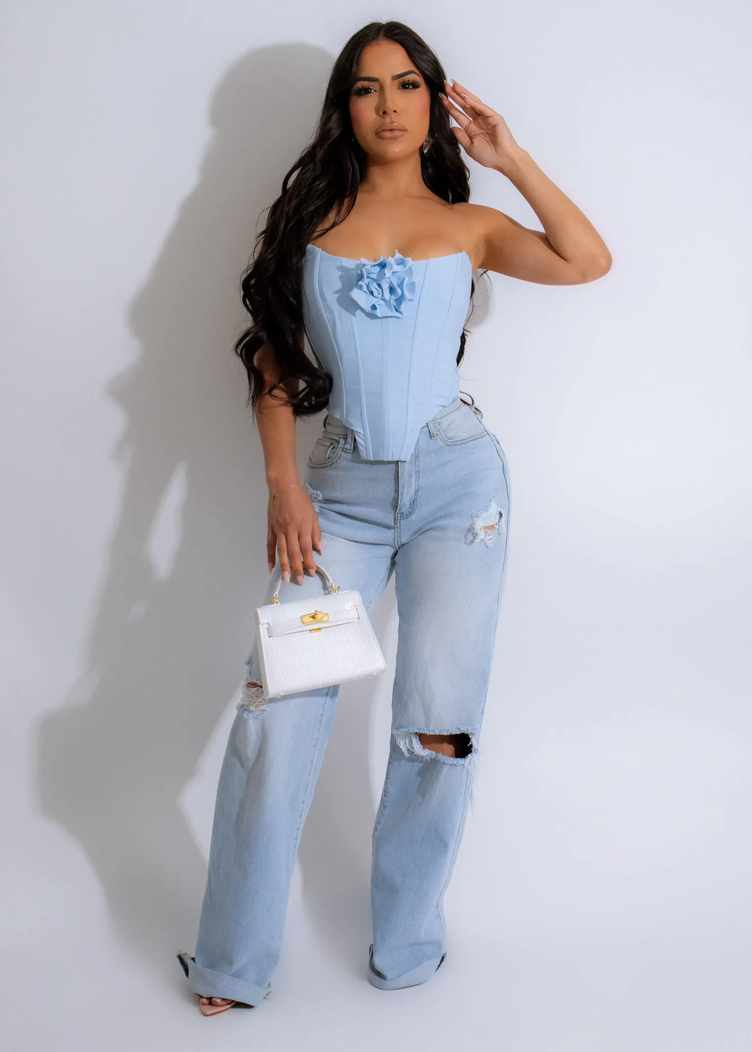 Personal Growth Corset Blue