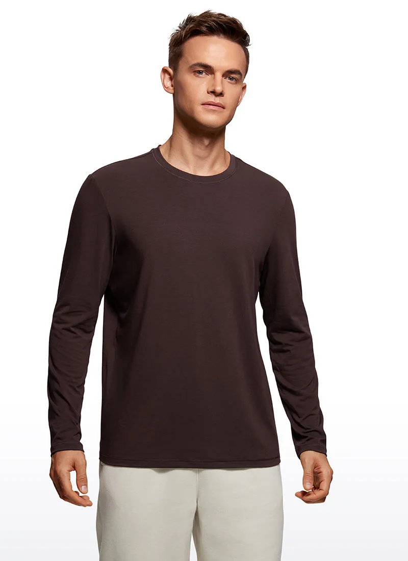 Quick Dry High Crewneck Long Sleeves Shirts