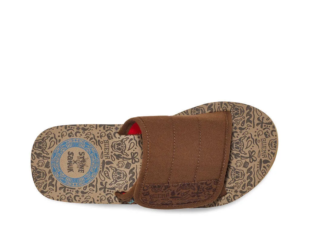 Sanuk Mens Bixby ST X Stone Brown