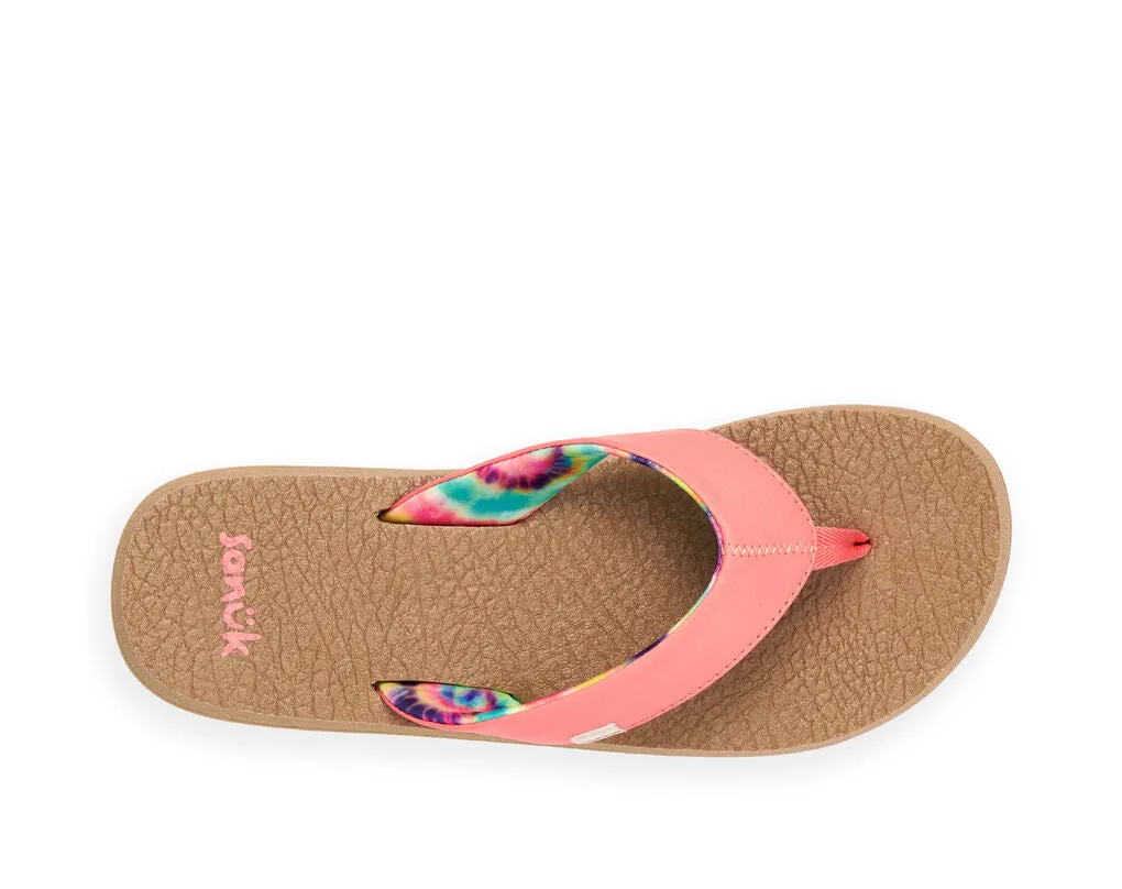 Sanuk Yoga Mat Sandal-Burnt Coral