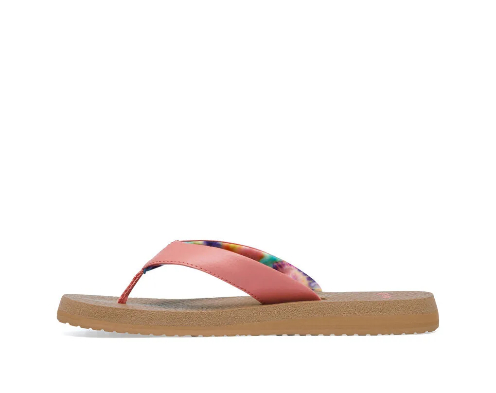 Sanuk Yoga Mat Sandal-Burnt Coral