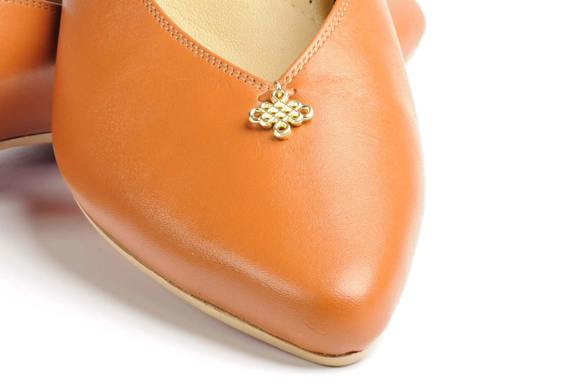 Shoeful CNY Flats - Knot of Blessing (Gold)