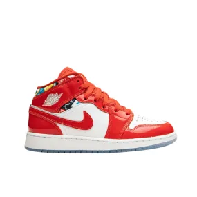 Sneakers Nike Air Jordan 1 Mid Se (Gs) - Chile Red