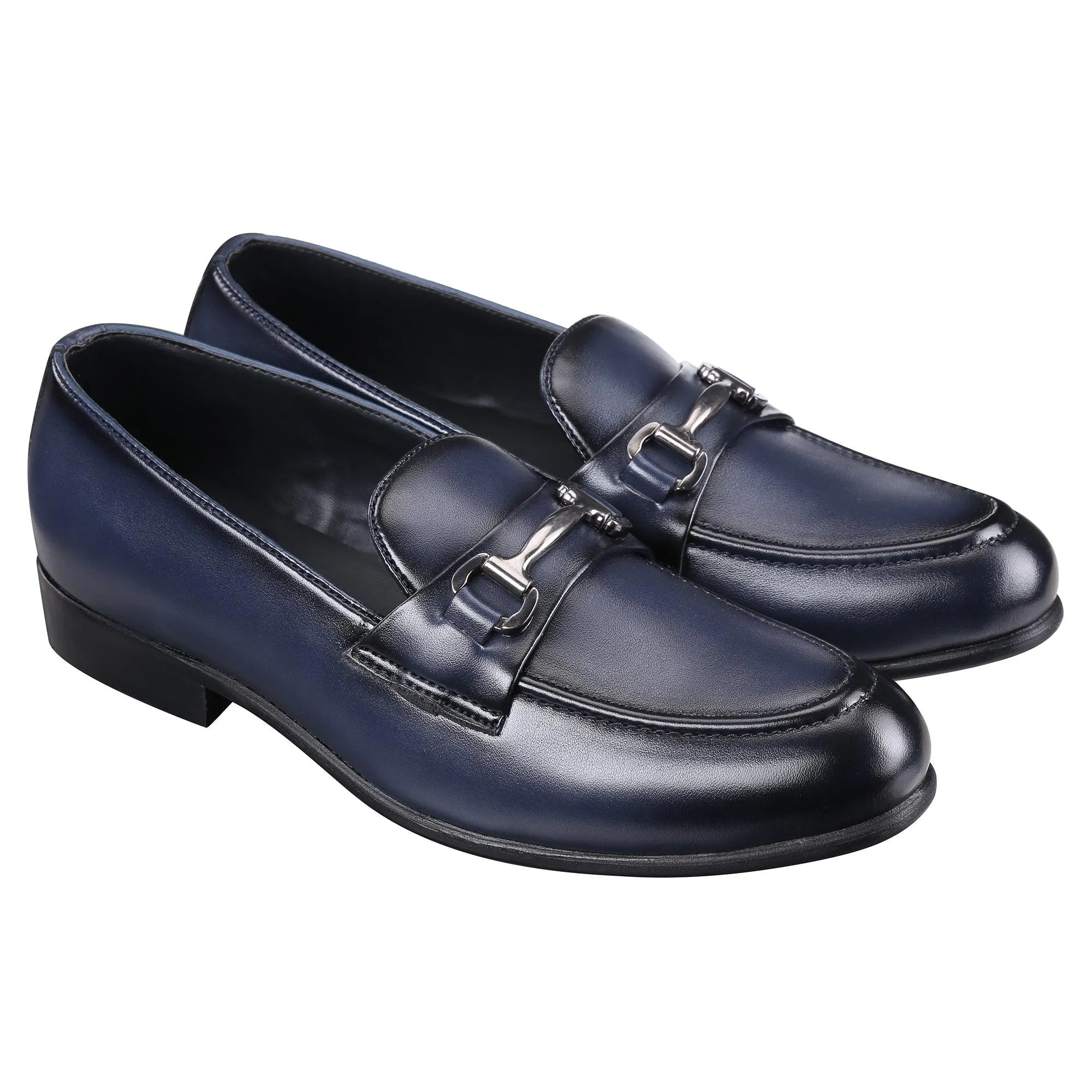 St.James Blue Buckle Loafers