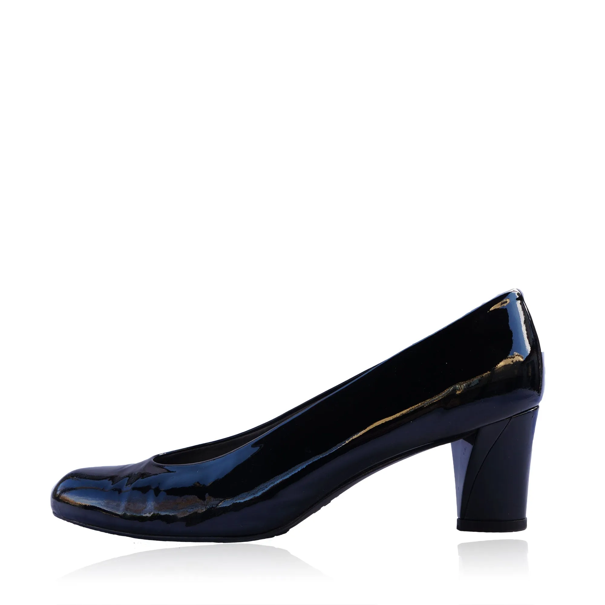 STUART WEITZMAN BLACK PATENT PUMP