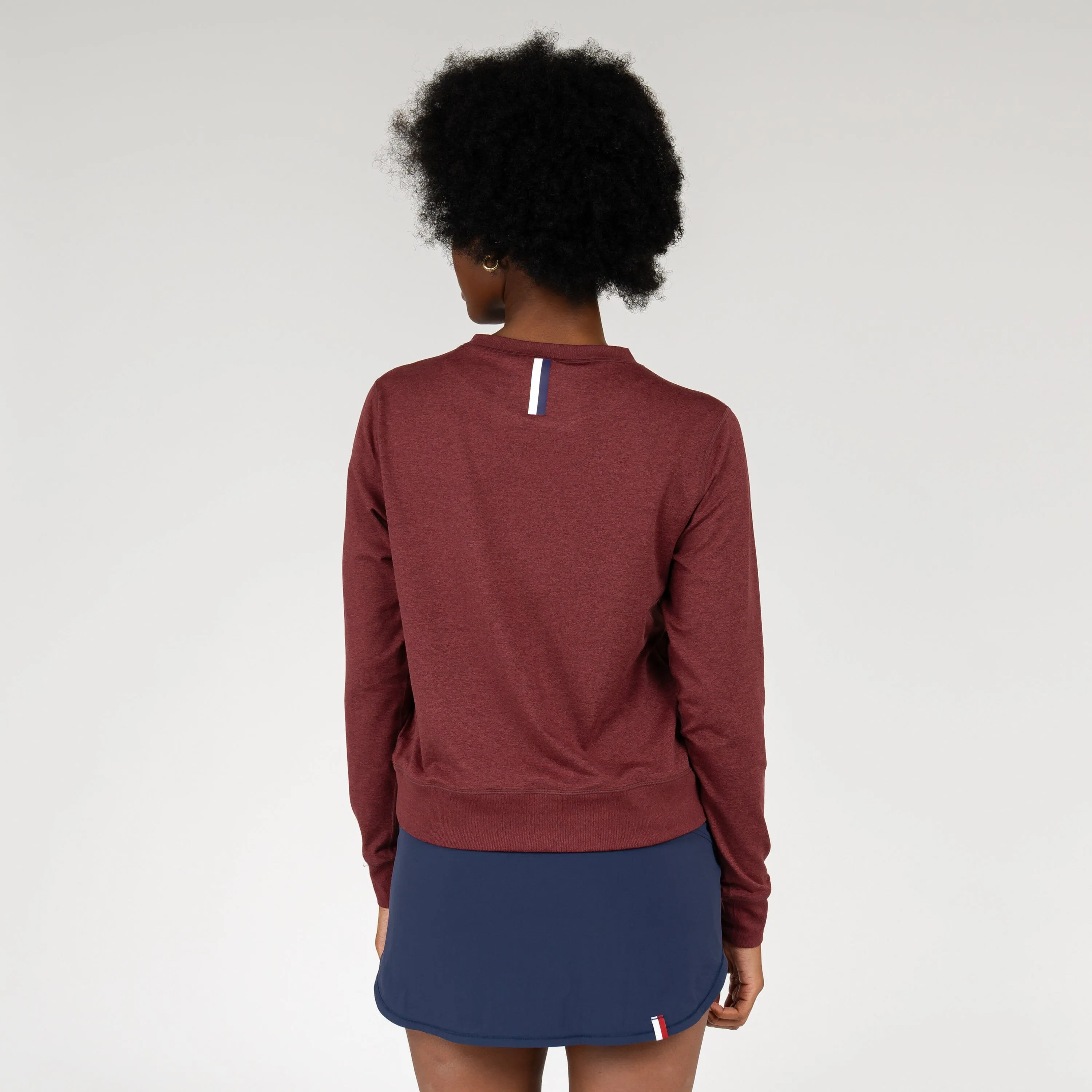 Swift Performance Crew | Heather - Port Red/Merlot