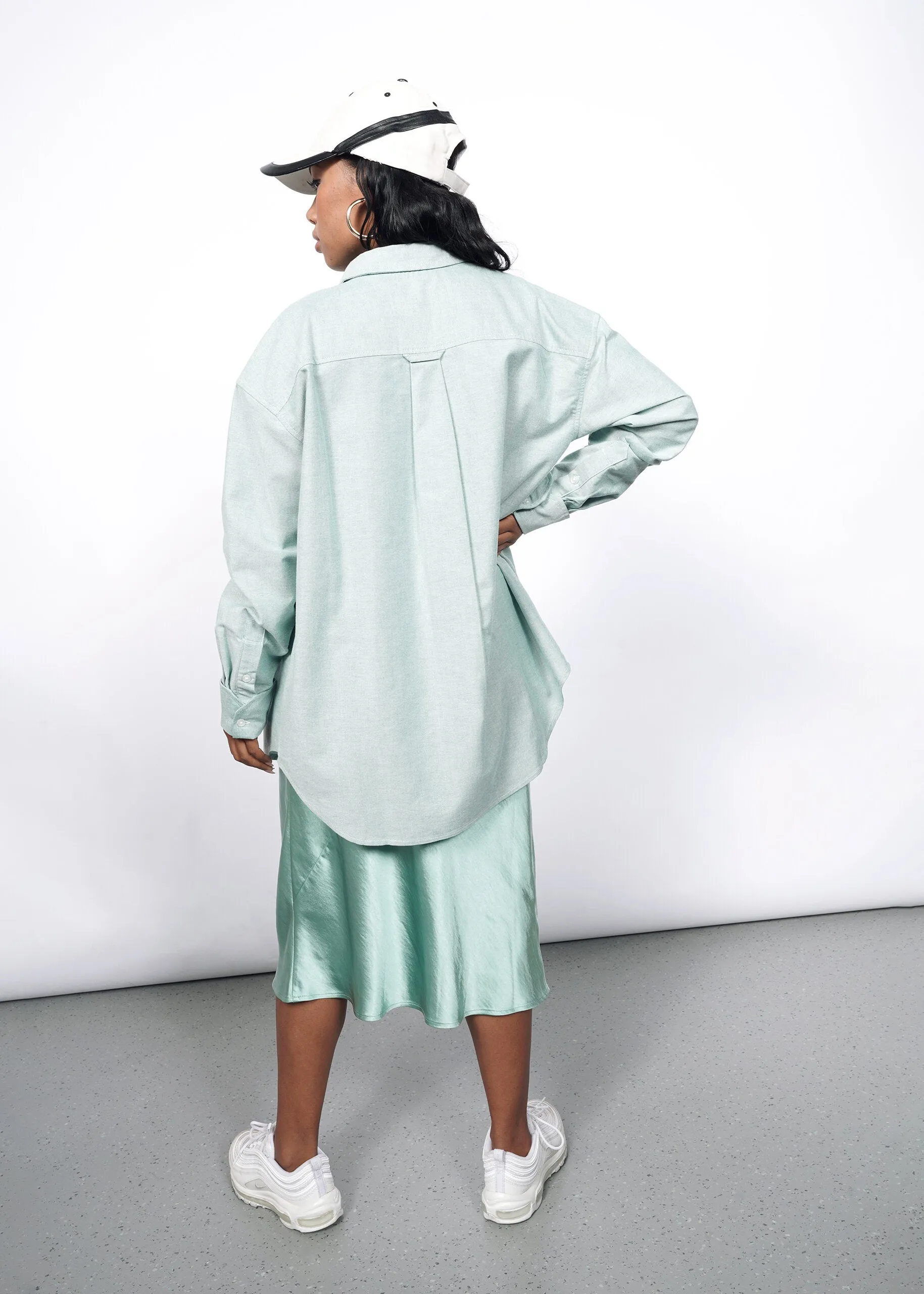 The Essential Long Sleeve Oversized Wrap Button Up