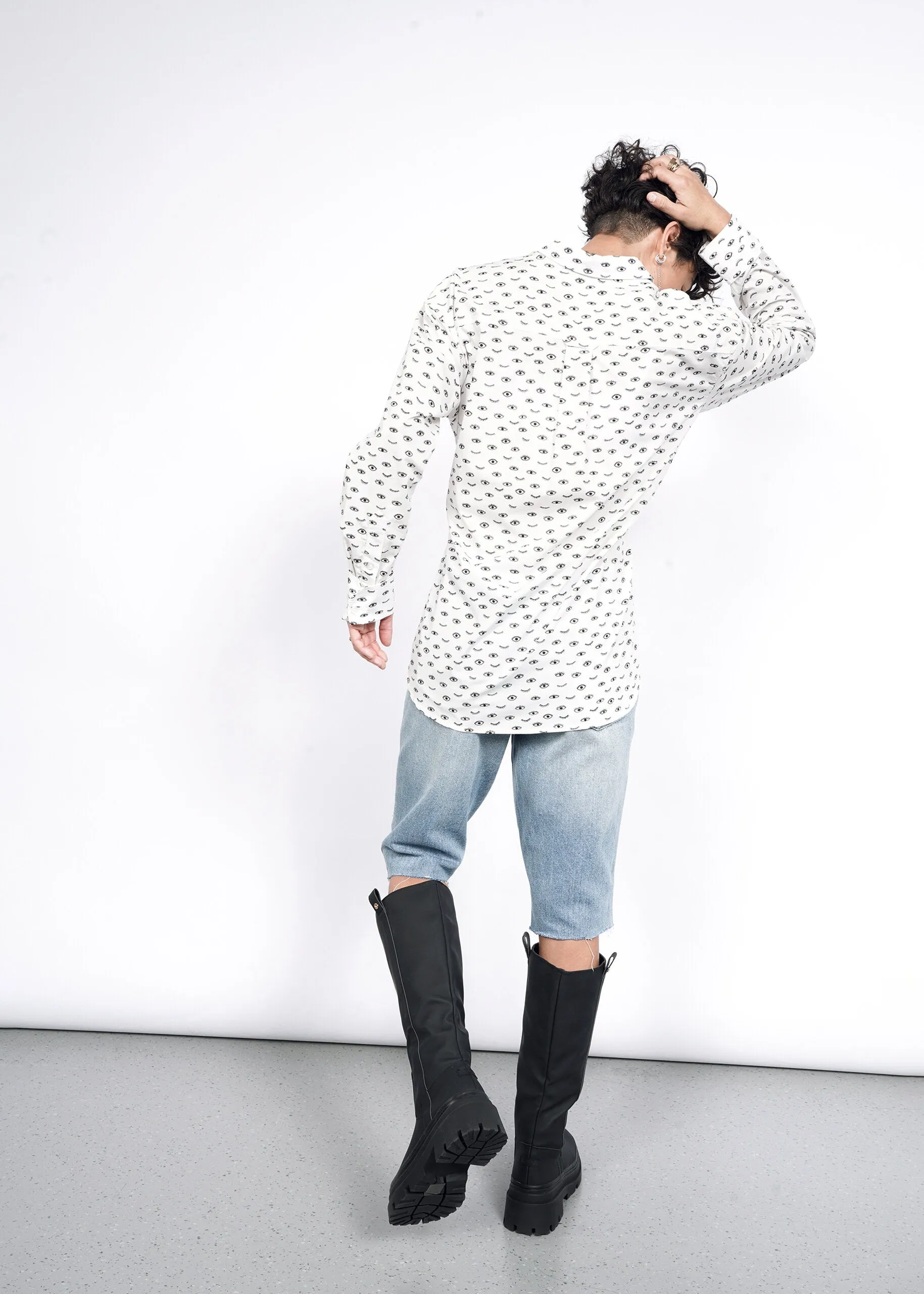 The Essential Long Sleeve Oversized Wrap Button Up