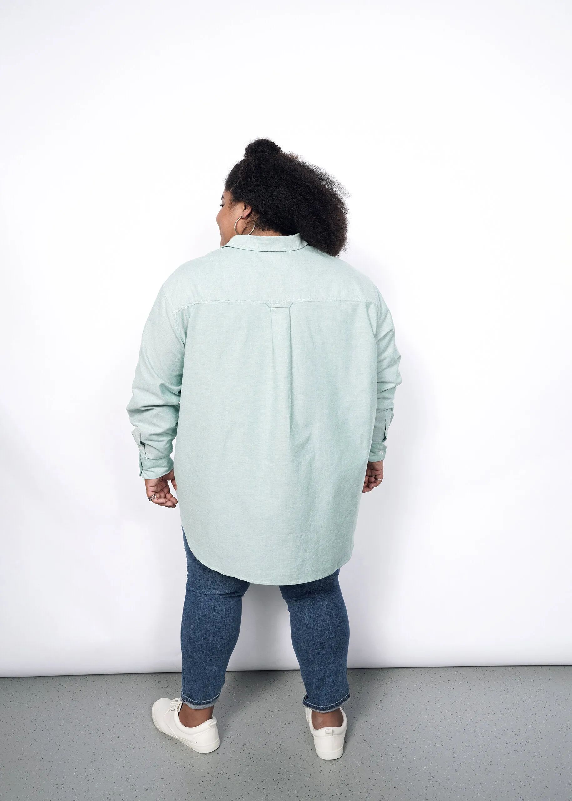 The Essential Long Sleeve Oversized Wrap Button Up