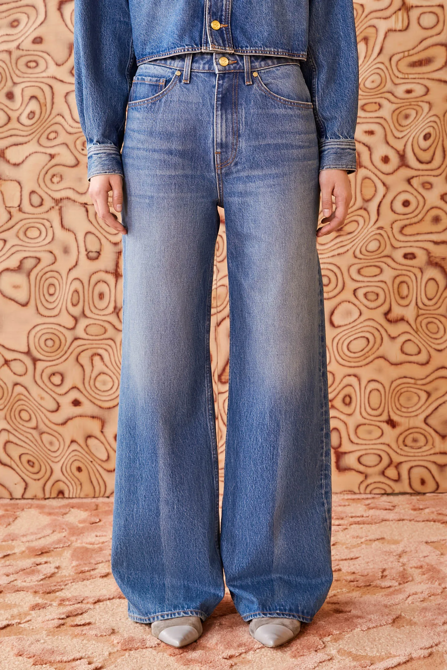 The Willow Jean - Danube Medium Indigo Wash